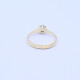 Anillo solitario oro 18k con brillante engarce 6 puntas. Anillo solitario oro 18k con brillante engarce 6 puntas.