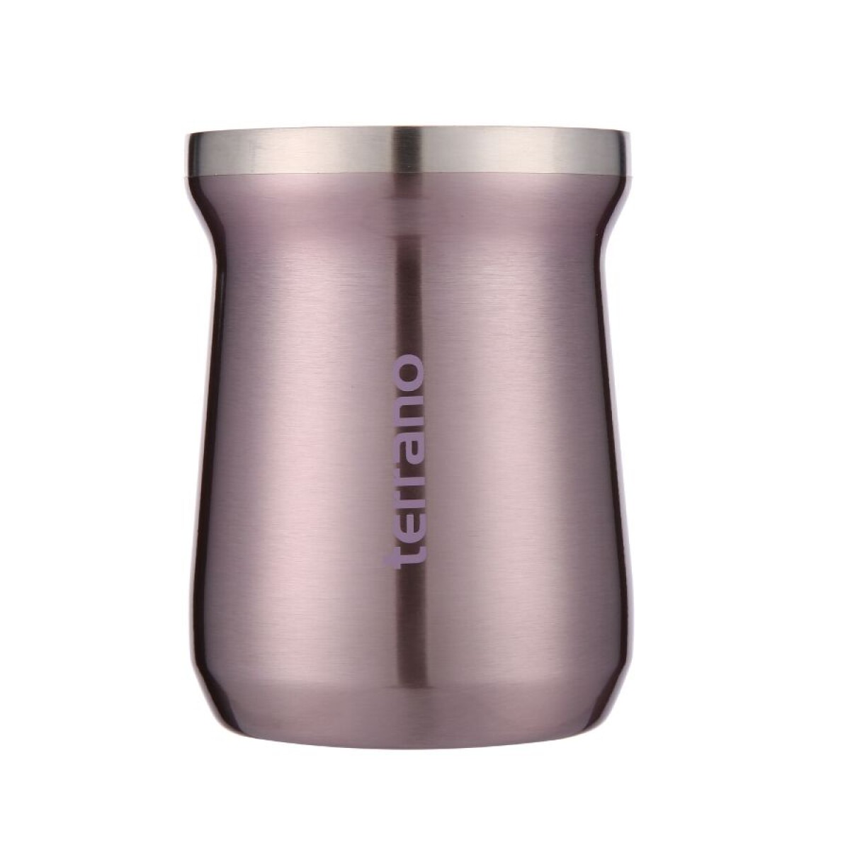 Mate Acero Inox. Camionero - Lila Metalizado 