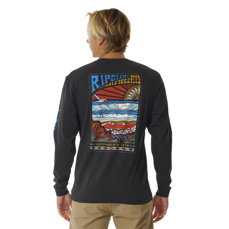 Remera Rip Curl 2023 Ripcurl WSL Finals - Negro Remera Rip Curl 2023 Ripcurl WSL Finals - Negro
