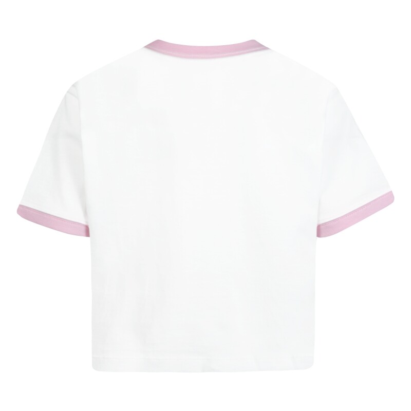 Camiseta Jordan Essentials Ringer Tee de Niña Blanco