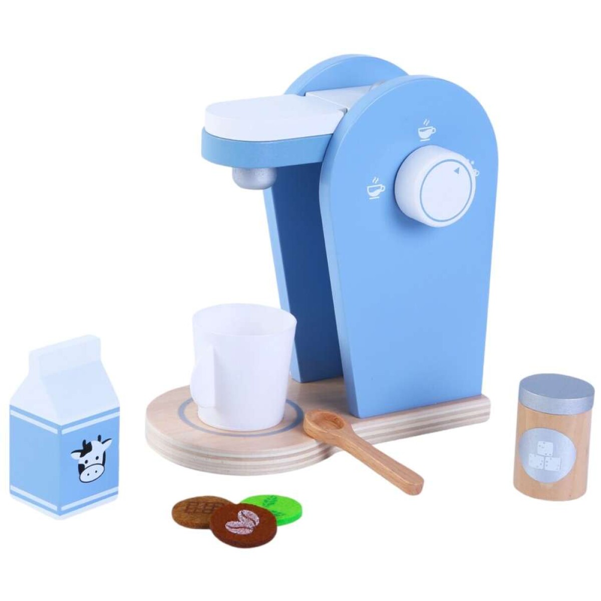 Cafetera Didactica Con Accesorios - Madera 