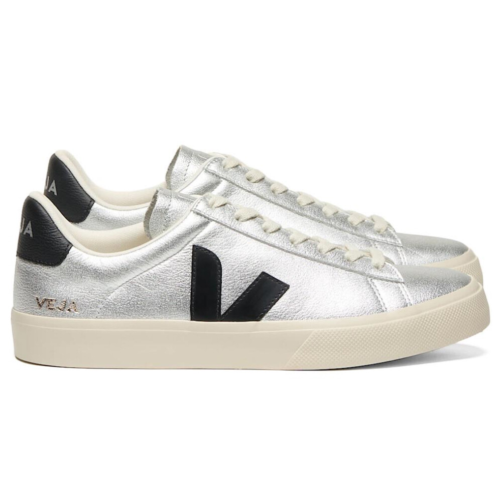 Zapatillas Veja Campo Mujer Plateado