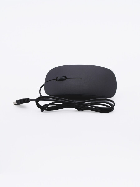 MOUSE CABLE NEGRO (V)