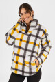 Sweater checks 25 Beige