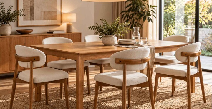 Cómo elegir sillas de comedor: medidas y comodidad
