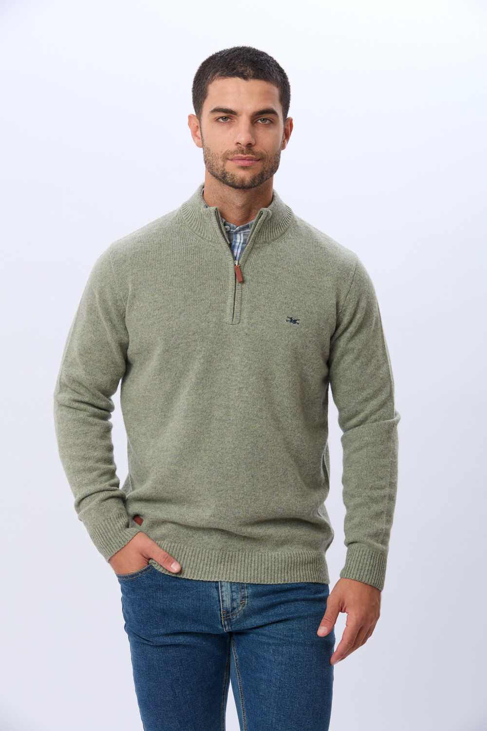 BUZO DE LANA DE ABRIGO Verde Claro