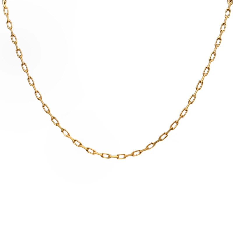Cadena oro Force fina-Oro bajo -Sin Piedra-CD8006 sinpiedra
