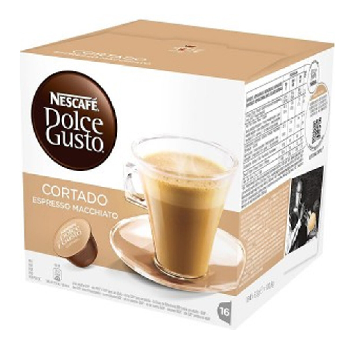 Capsulas Dolce Gusto Nescafe Cortado 
