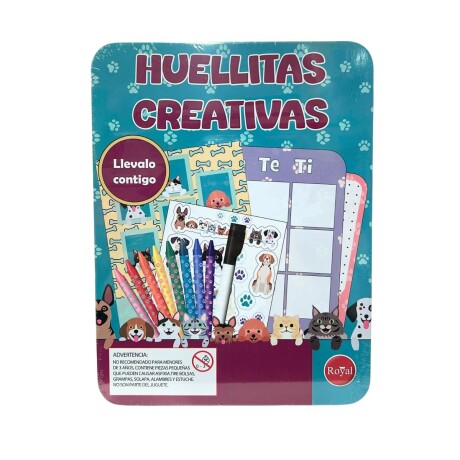 Juego Huellitas Creativas en Lata 001
