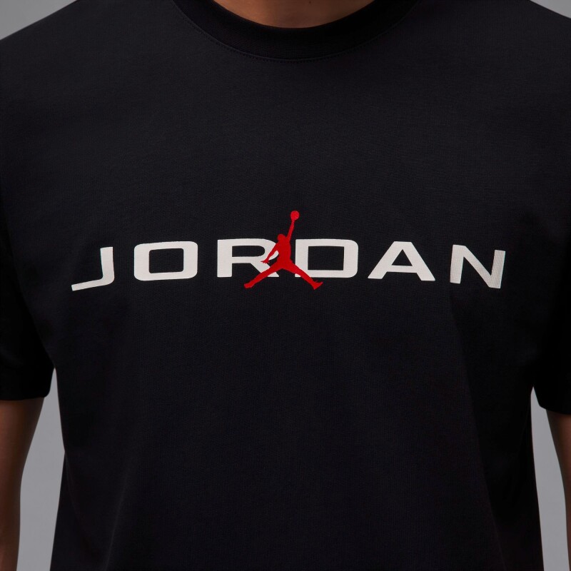 Remera Jordan Air de Hombre Negro