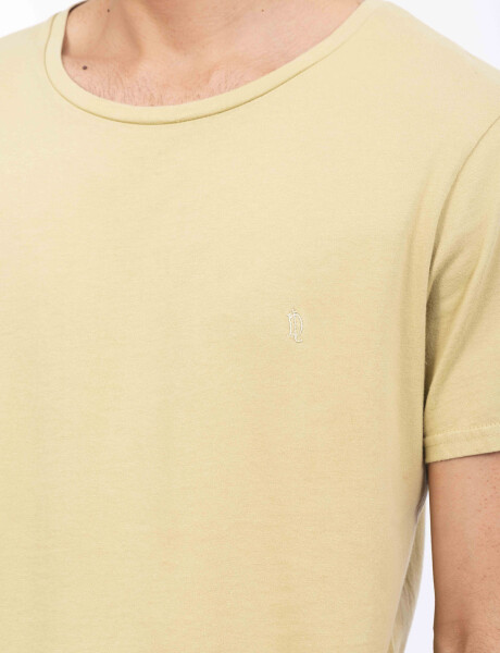 T-shirt sobreteñida pistacho