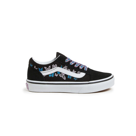 VANS OLD SKOOL SHOES Black & Butterfly