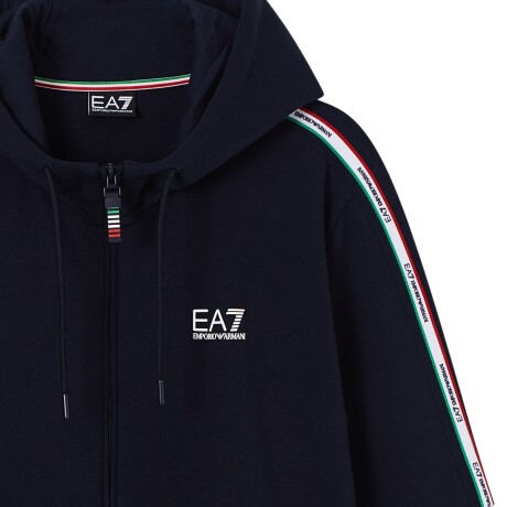 ARMANI EA7 HOODED JACKET Blue