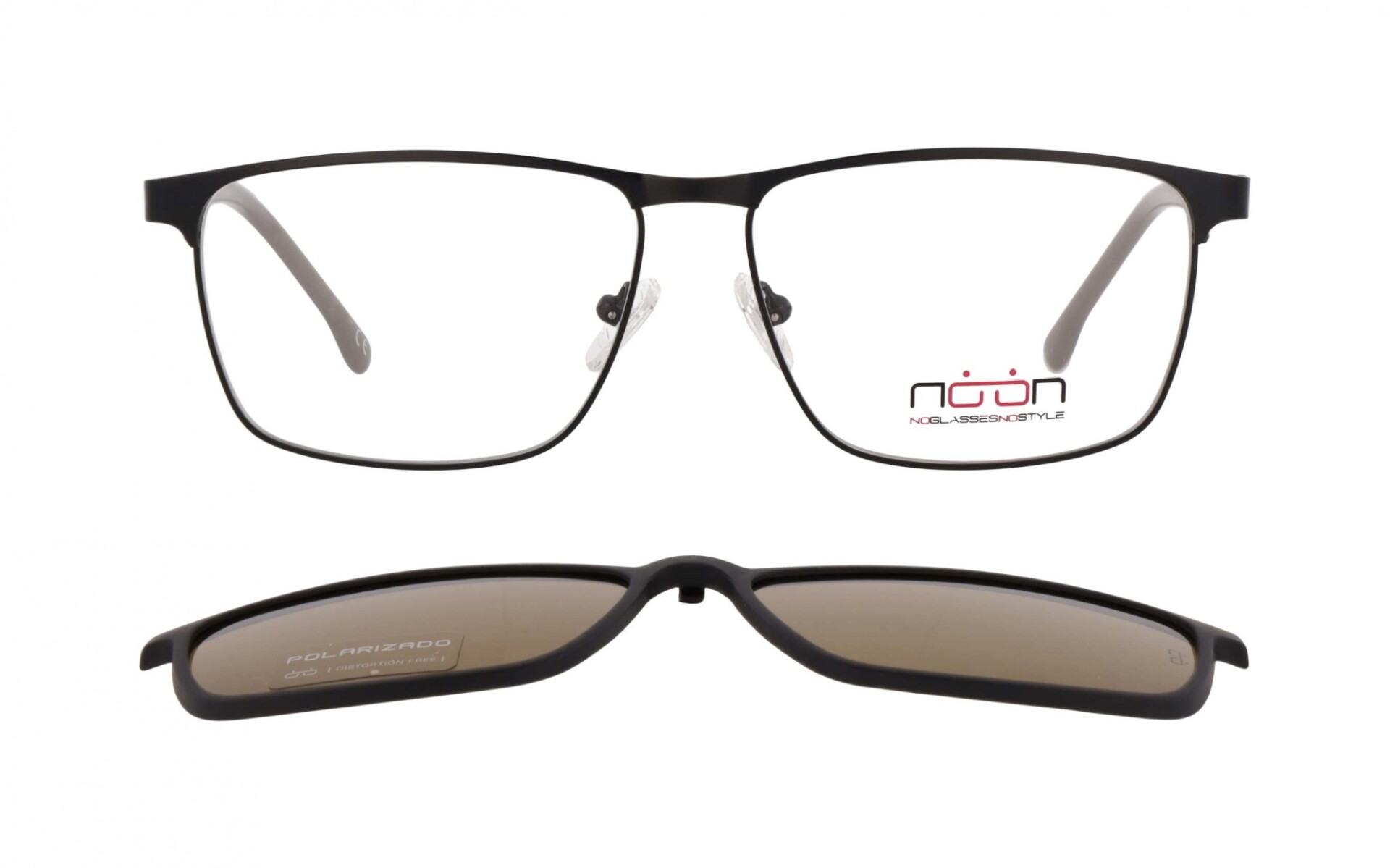 Noon P13 nero grigio Clip-On 