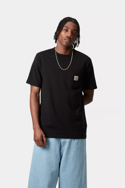 S/S POCKET T-SHIRT Negro