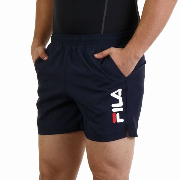 Short Deportivo Para Hombre Fila Train 5 Azul Marino