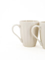TAZA BLANCA LISTRAS SET X2 BLANCO