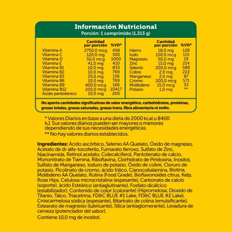 Multivitamínico & mineral ONE - Natural Life Multivitamínico & mineral ONE - Natural Life