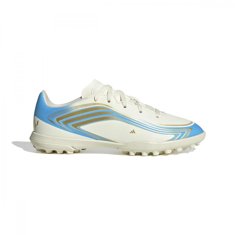 Championes Adidas F50 MESSI CLUB TF J Niños KK1380 Blanco-celeste Claro