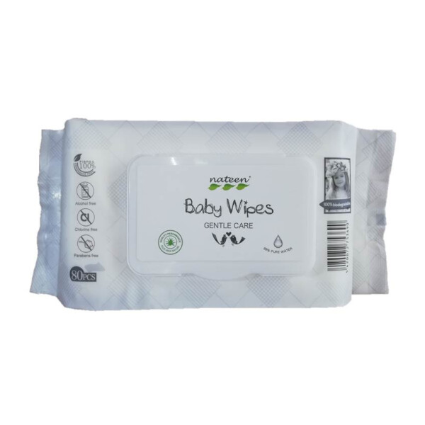 Toallitas Húmedas Bebé x 80 – Nateen Toallitas Húmedas Bebé x 80 – Nateen