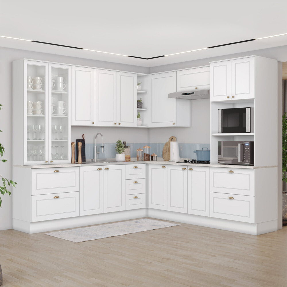 AÉREO 2 PUERTAS ALACENA - LINEA AMERICANA BLANCO