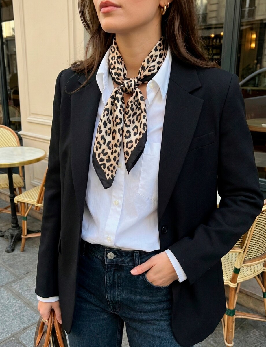 Bandana Animal Print - Multi/negro 