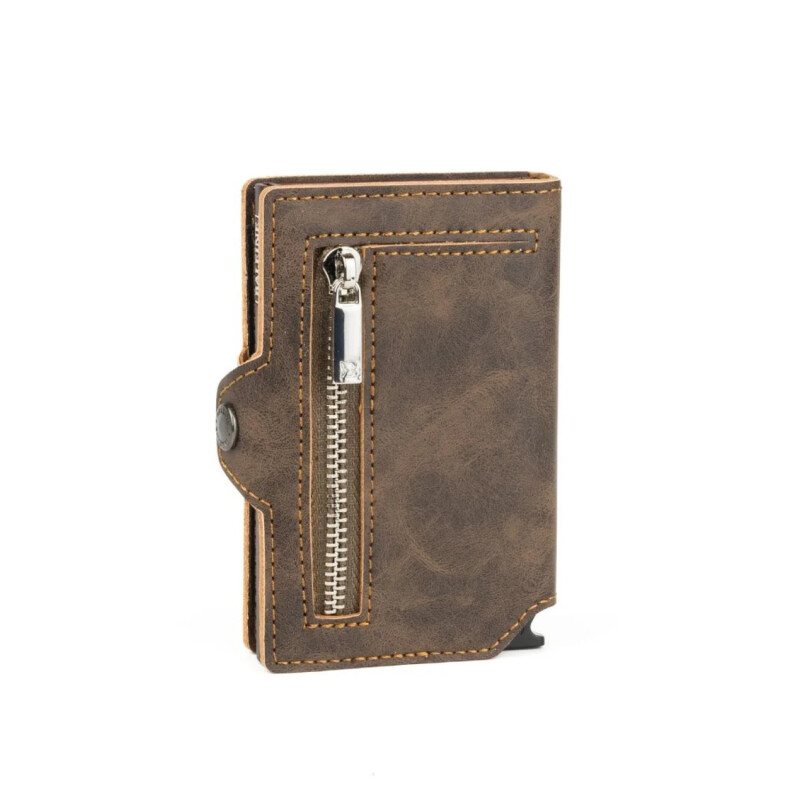 Billetera Baleine Kansas Zipper - Marron Billetera Baleine Kansas Zipper - Marron