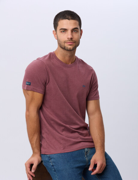 REMERA DE ALGODÓN Bordo