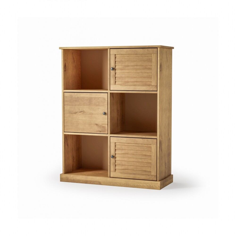 Estantería 3 Puertas - Línea Valenciana - Natural Estantería 3 Puertas - Línea Valenciana - Natural