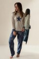 Pijama Manga Larga Estrella Pijama Manga Larga Estrella