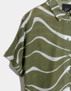 Tops Playa Camisa Con Estampa - Combinacion Multicolor