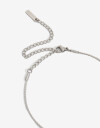 Collares Cortos Metal Collar Cadena En Acero - Plateado