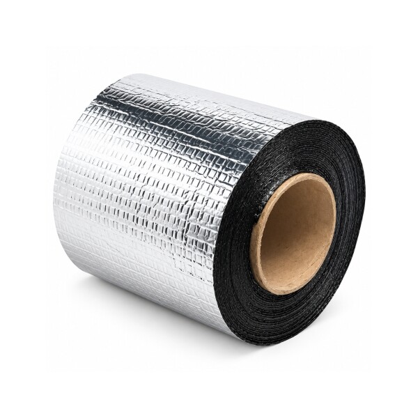 Membrana Autoadhesiva de Butilo Aluminizada 15 cm x 10 m Membrana Autoadhesiva De Butilo Aluminizada 15 Cm X 10 M