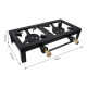 Anafe A Gas Cocina Portatil Negro 2 Hornallas Hogar Camping Anafe A Gas Cocina Portatil Negro 2 Hornallas Hogar Camping