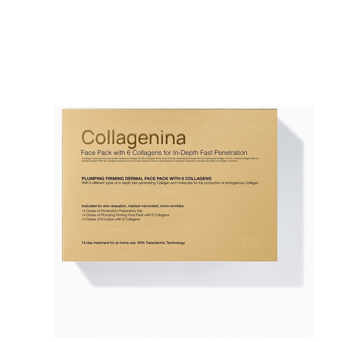 Mascarilla Facial Collagenina Face Pack Grade 3 