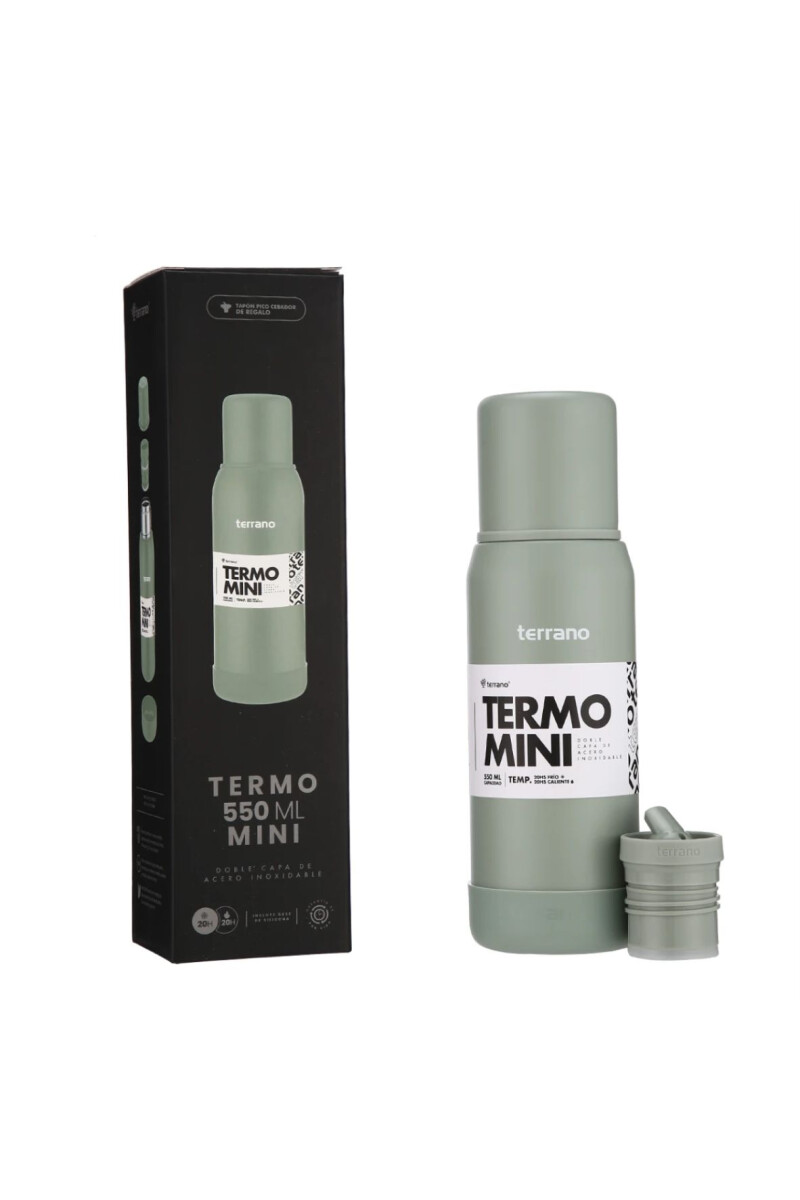 TERRANO TERMO MINI PREMIUM 500ML VERDE OLIVA