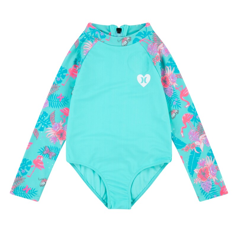Camiseta Ruffle One de Niña Verde
