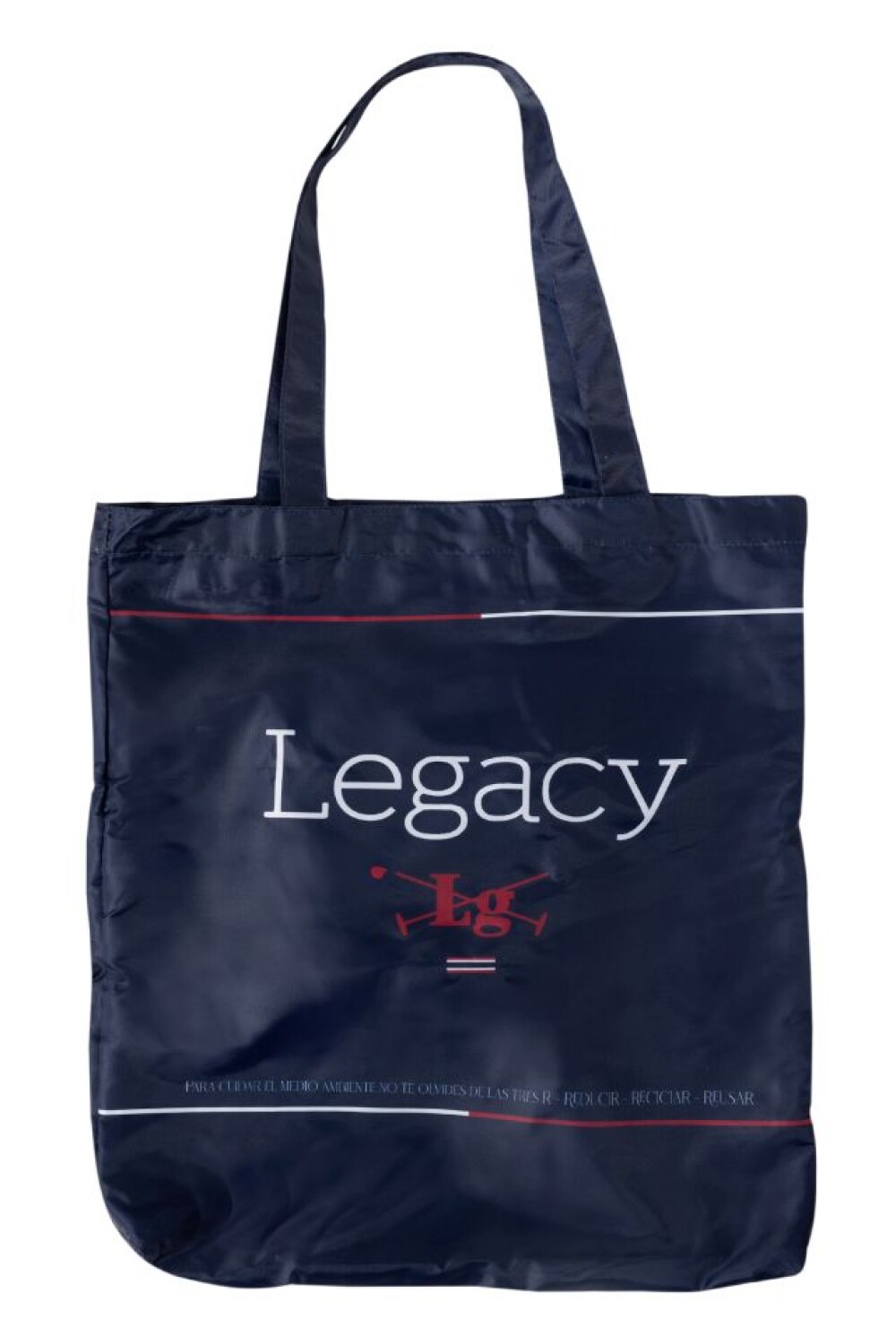 BOLSA PLEGABLE ESTAMPADA Azul