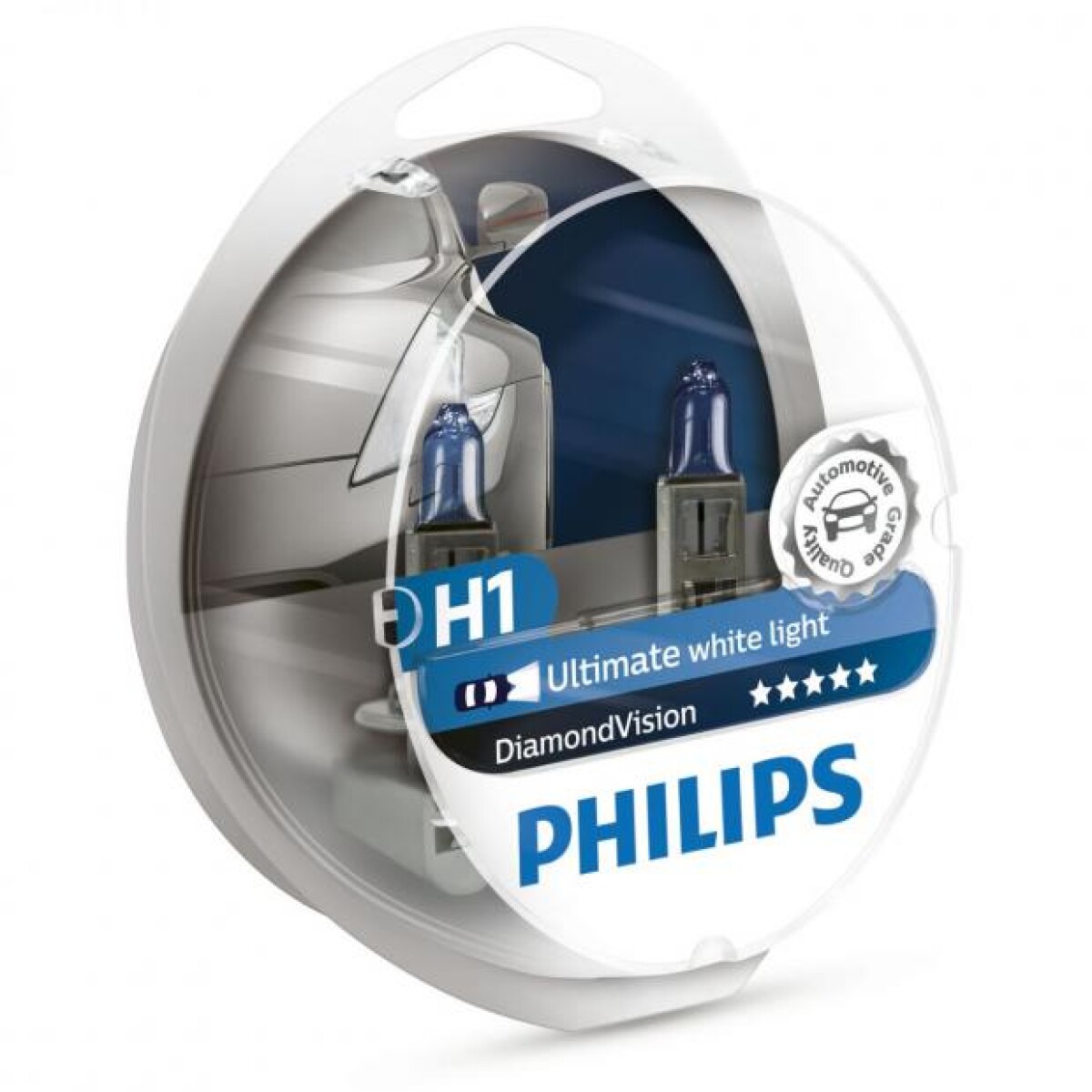 LAMPARA - HALOGENA 12V 55W H1 P14.5S DIAMOND VISION PHILIPS 
