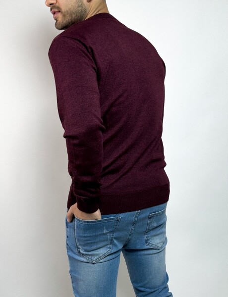 Sweater tejido Sigur Bordo