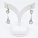 Caravanas En Oro Blanco, Brillantes Y Diamantes Caravanas En Oro Blanco, Brillantes Y Diamantes