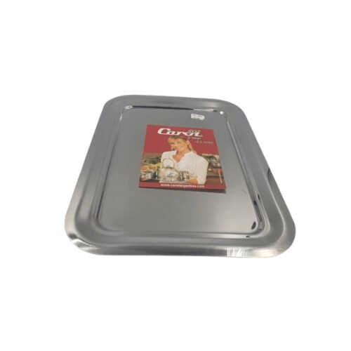 Bandeja rectangular 33.5x24.5cm acero inoxidable Bandeja rectangular 33.5x24.5cm acero inoxidable