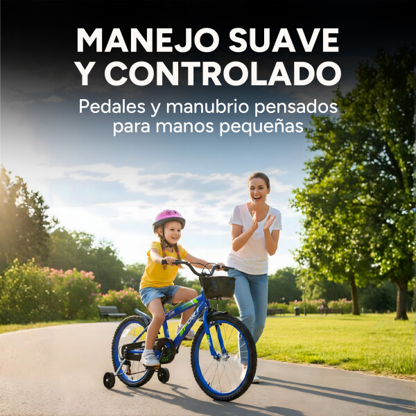 Bicicleta Infantil Sport Rod 20 Canasto Parrilla Guardabarro Rojo 1