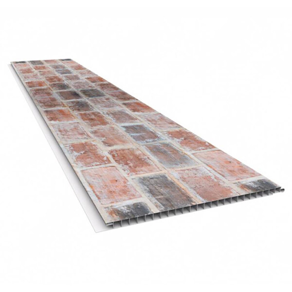 REVESTIMIENTO PVC PARA PARED MODELO TIJOLO COLONIAL / 10mm - 0.25X6m Revestimiento Pvc Para Pared Modelo Tijolo Colonial / 10mm - 0.25x6m