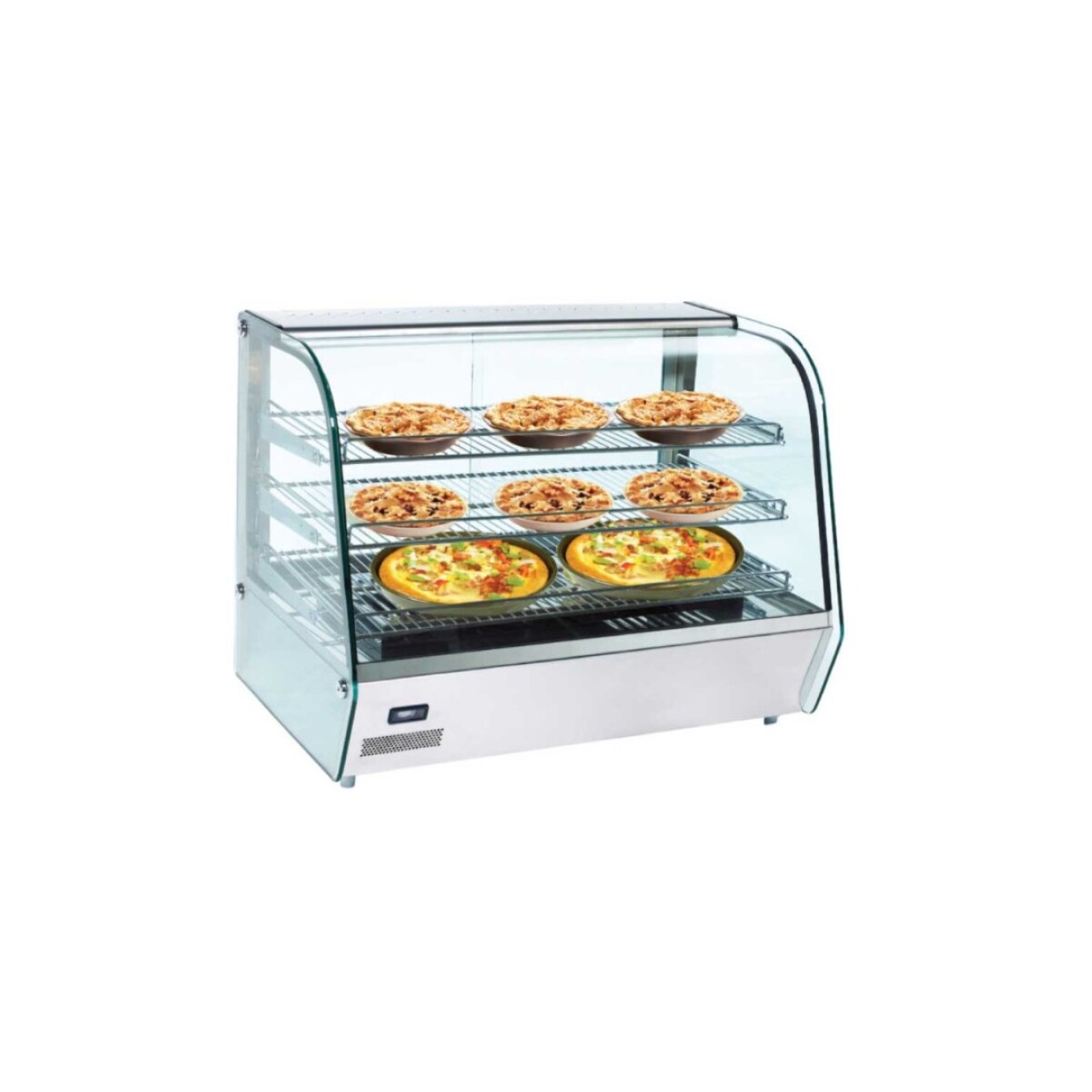 Vitrina de Calor 0,90 mts Sobre Mostrador Kuma 