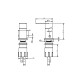 GRIFERIA BIDET CON TRANSFERENCIA EN BRUSHED NICKEL - SERIE SALEMI 000