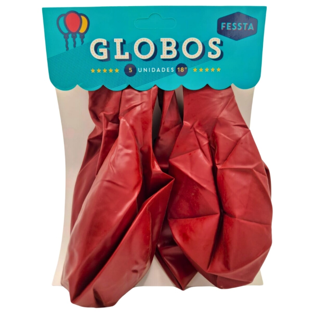 Globos X5 Tamaño R18 - Bordeaux Liso 
