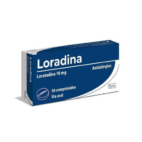 LORADINA 10mg 30 COMPRIMIDOS LORADINA 10mg 30 COMPRIMIDOS