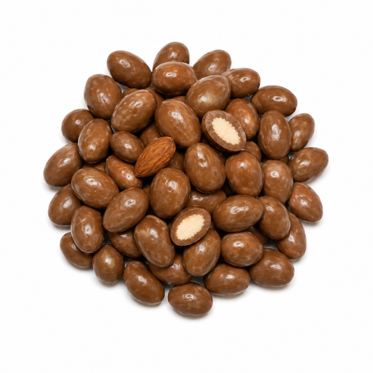 ALMENDRAS CON CHOCOLATE CON LECHE 100G 