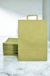 Pack x 100 - bolsa lisa 30x12x41 cm. VERDE CARDAMOMO